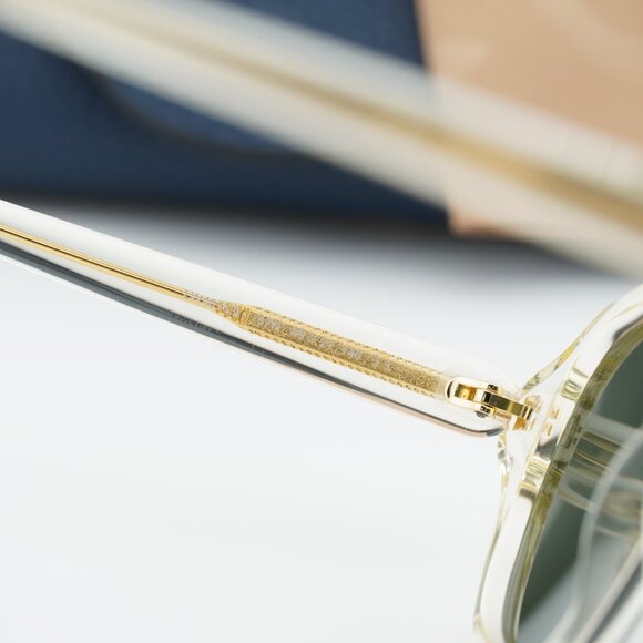 Loewe LW40163I 57N Square Sunglasses – Transparent Yellow\\Green main image 4